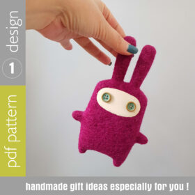 stuffed rabbit sewing pattern PDF