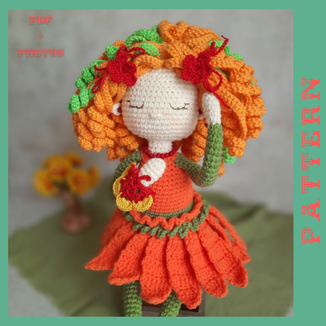 Moana doll crochet pattern - DailyDoll Shop