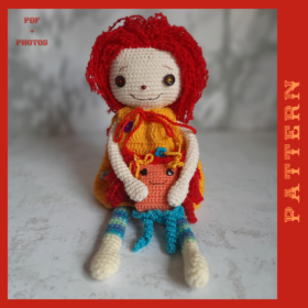 Phoebe Crochet Doll Pattern Amigurumi Primitive Doll Pattern PDF English Tutorial