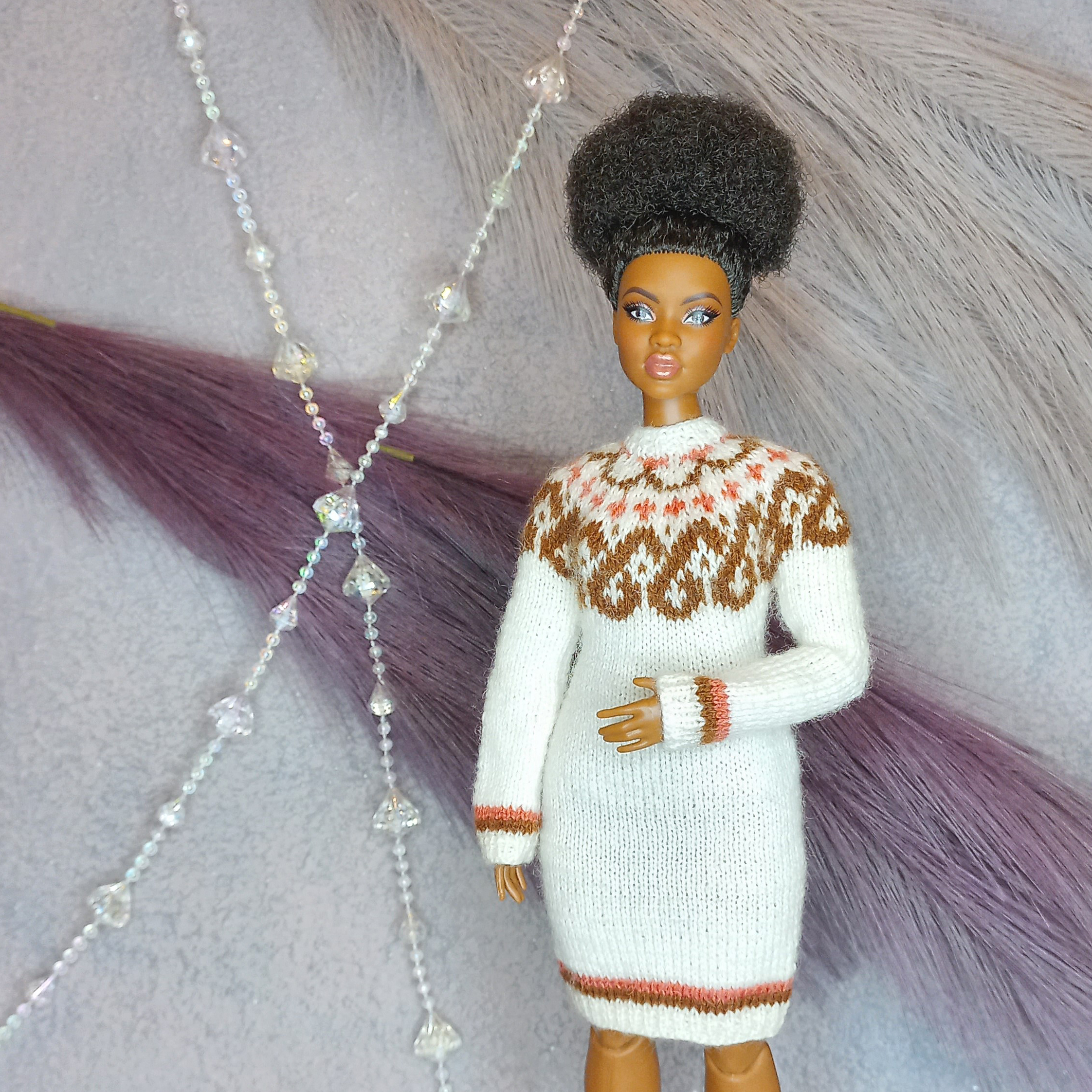Knitting Pattern Dress for Barbie doll - DailyDoll Shop