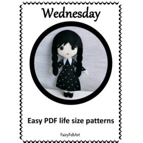 Wednesday felt doll patterns