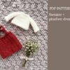 Pinafore dress + sweater