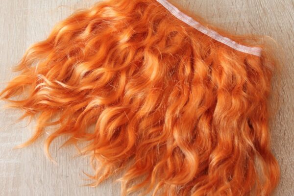 Doll-hair-Mohair-weft-Puppet-tress-brandy