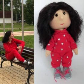 A personalized doll that looks like me. Doll from a photo to order
