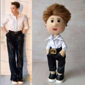 Customized portrait doll made to order. Doll by photo