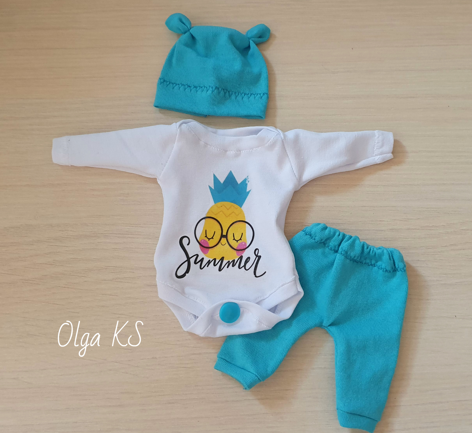 Baby doll clothes Miniature baby clothing set for dolls