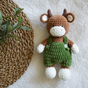 crocheted bull
