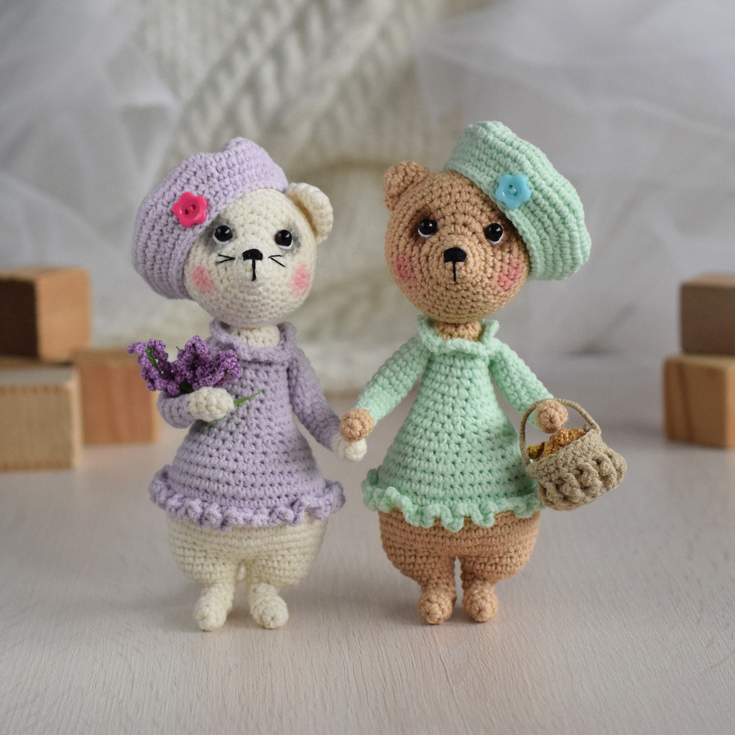 Cat Couple Amigurumi Kit