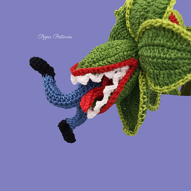 Bouquet Man Eating Flowers Pattern.Crochet photo tutorial 4 23