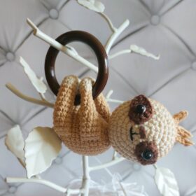 knitted sloth