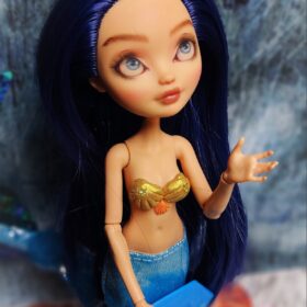 OOAK doll mermaid, Exclusive hand made doll for sale