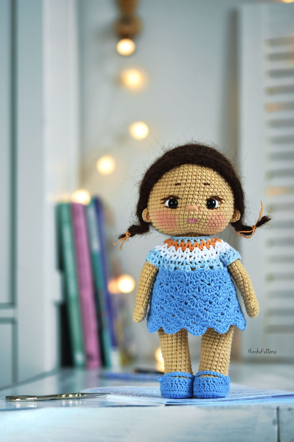 Doll, Cartoon doll,Crochet Doll,Amigurumi doll,Design from cartoon,Gift for Girl,Birthday gift,Look 2024 Alike,Handmade doll