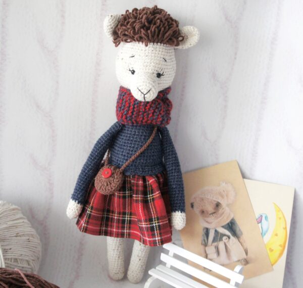 Cute Alpaca girl doll - cool toys for toddlers girls
