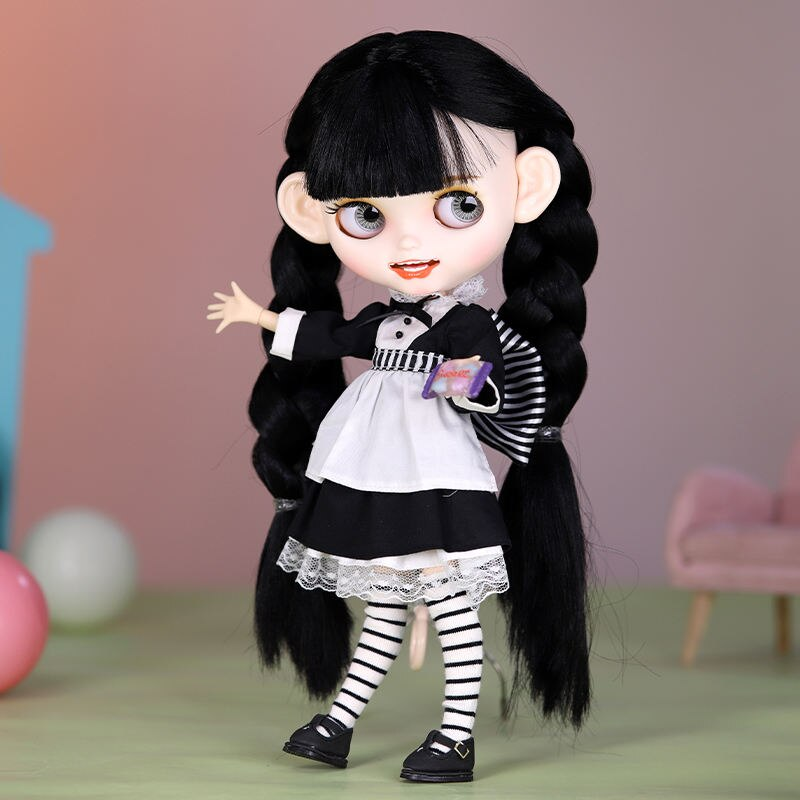 Wednesday ❤  Blythe dolls, Blythe doll dress, Cute dolls