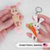 mini bunny jerboa crochet pattern