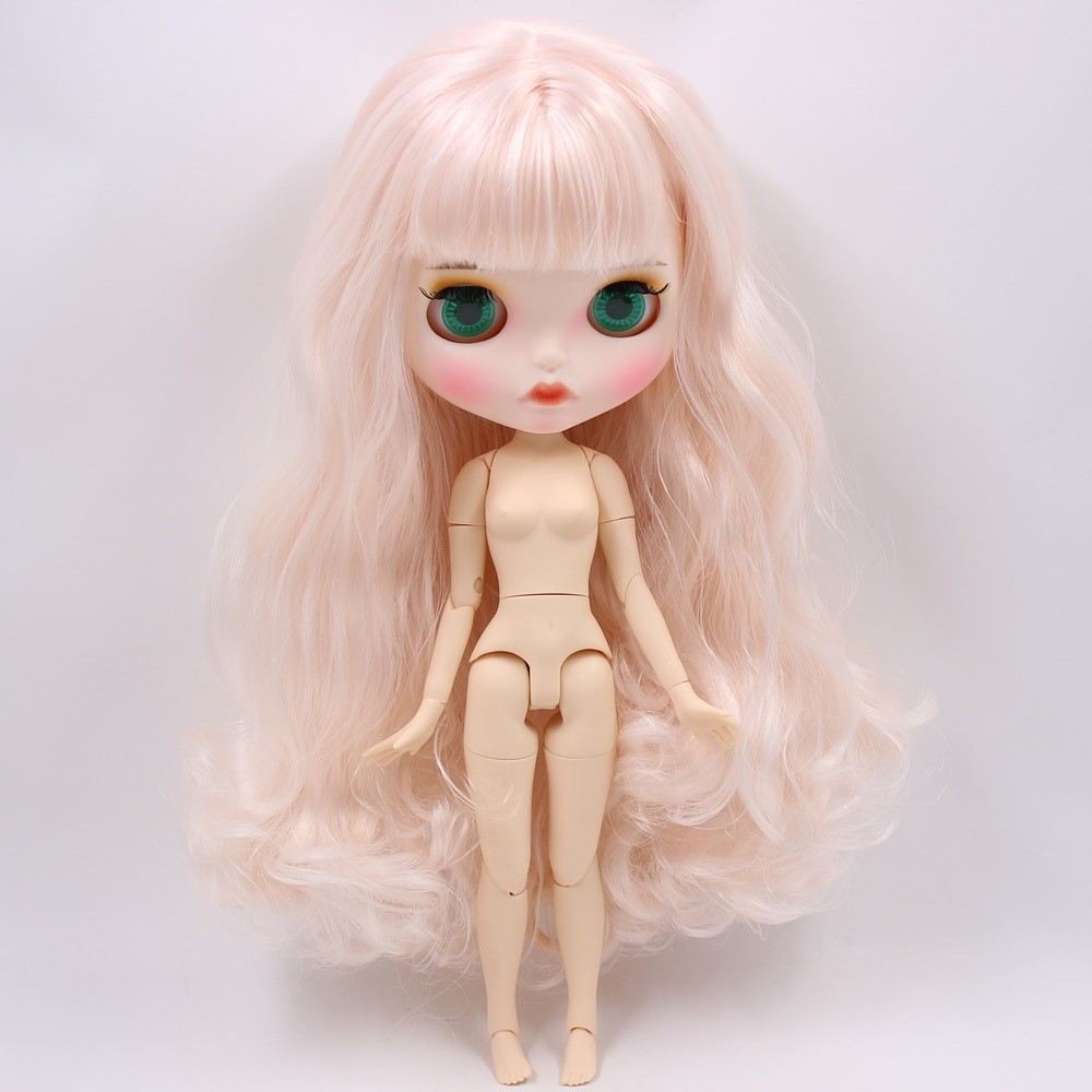 Ellie – Custom Neo Blythe Doll with Pink Hair - DailyDoll Shop