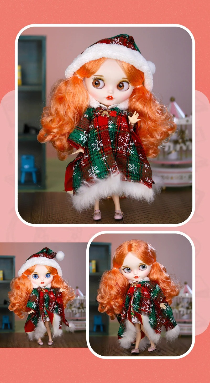 Anne – Custom Neo Blythe Doll with Ginger Hair - DailyDoll Shop