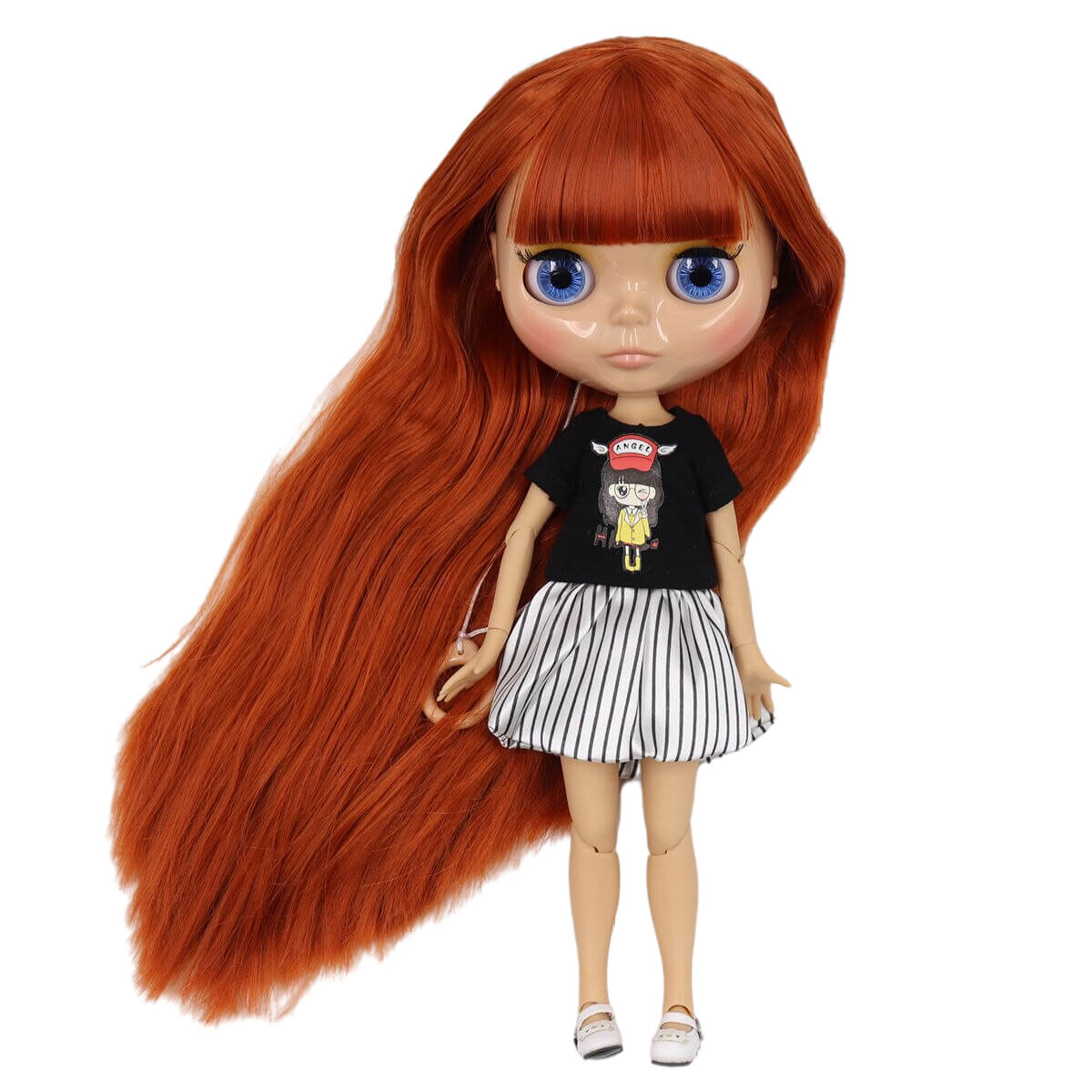 Jocelyn – Custom Neo Blythe Doll with Ginger Hair - DailyDoll Shop