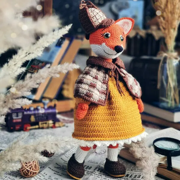 Crochet toy Fox