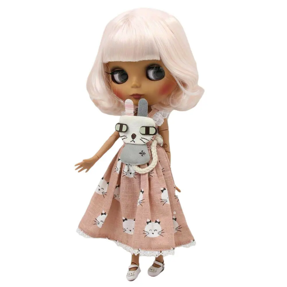 Belinda – Custom Neo Blythe Doll with Pink Hair - DailyDoll Shop