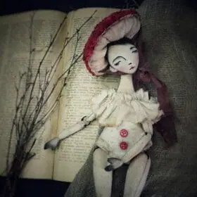 art textile doll