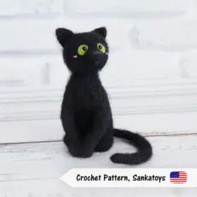 black cat crochet pattern