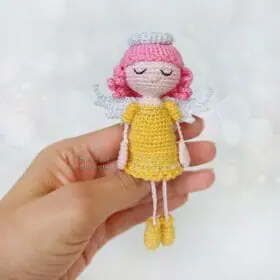 handmade Angel girl keychain