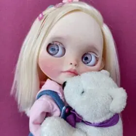 Blythe doll custom little blonde