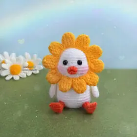 Duck – flower soft toy