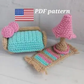 Crocheted Dollhouse Furniture Pattern