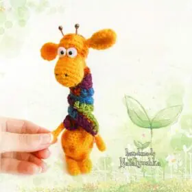 handmade toy giraffe