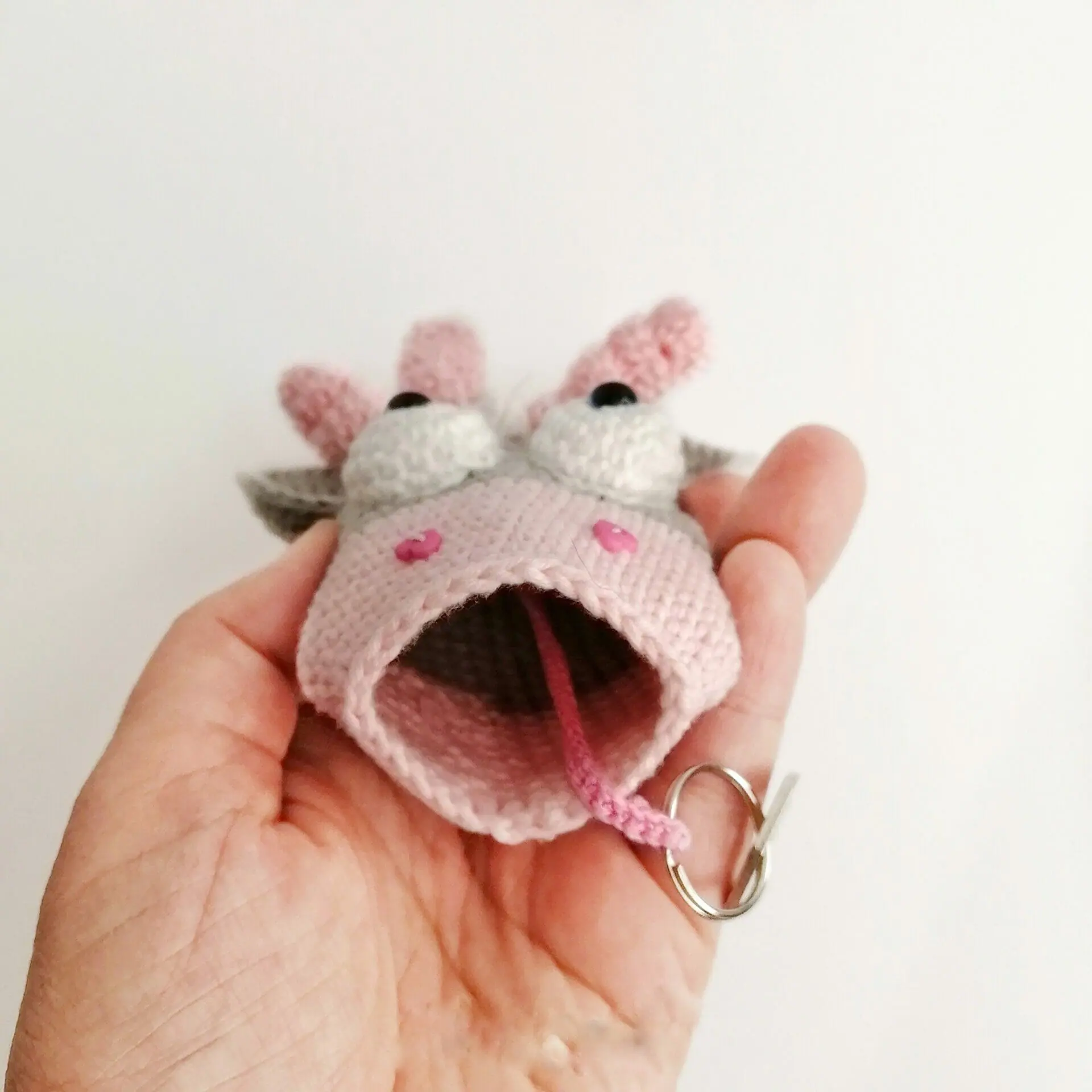 Unicorn key cover crochet pattern