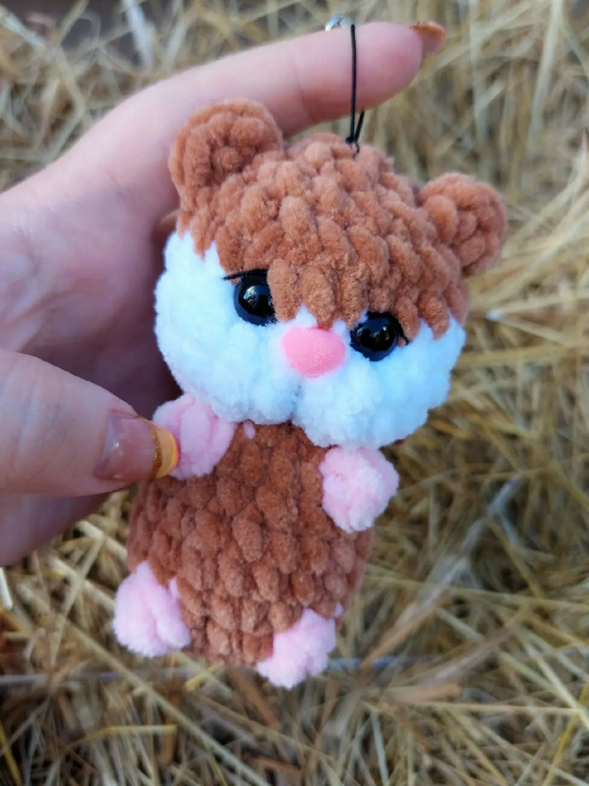 Crochet patterns keychain Hamster amigurumi (PDF) DailyDoll Shop