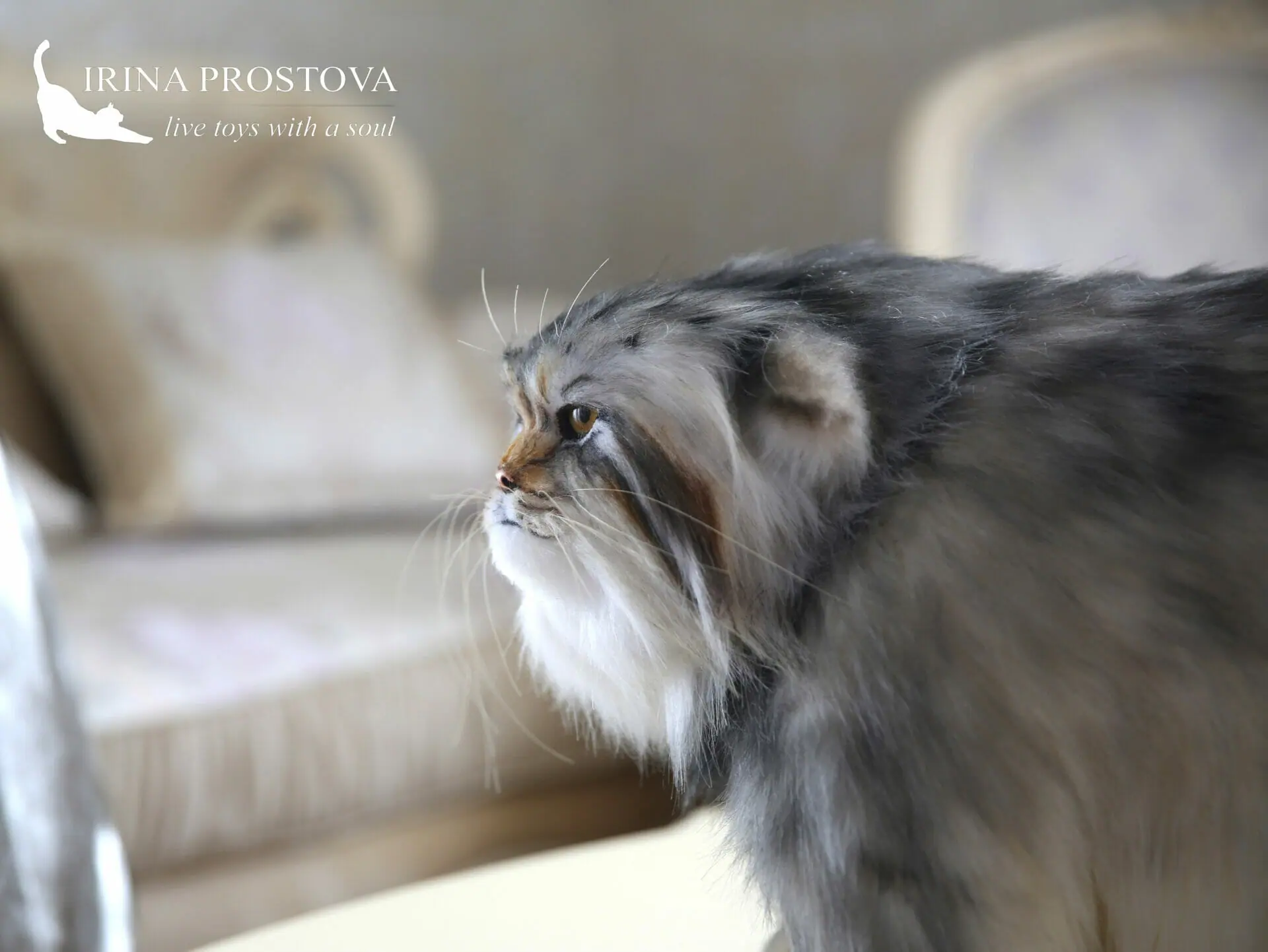Pallas cat realistic toy. OOAK toy. Poseable toy. stuffed animals 5 1s5a9361 1.jpg