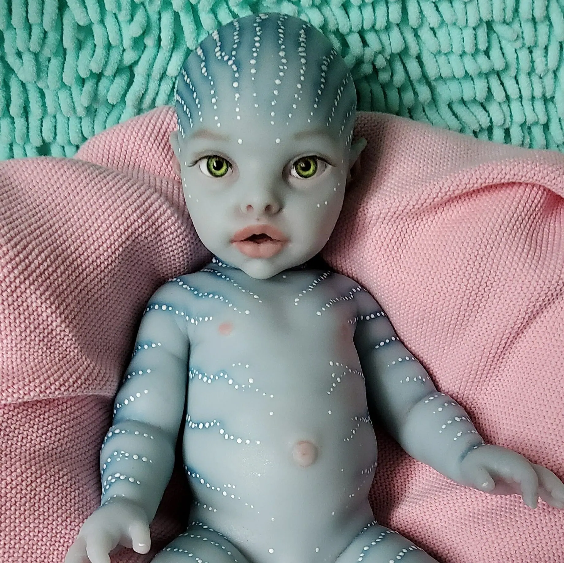 Cool silicone reborn doll avatar Tiger 17inch