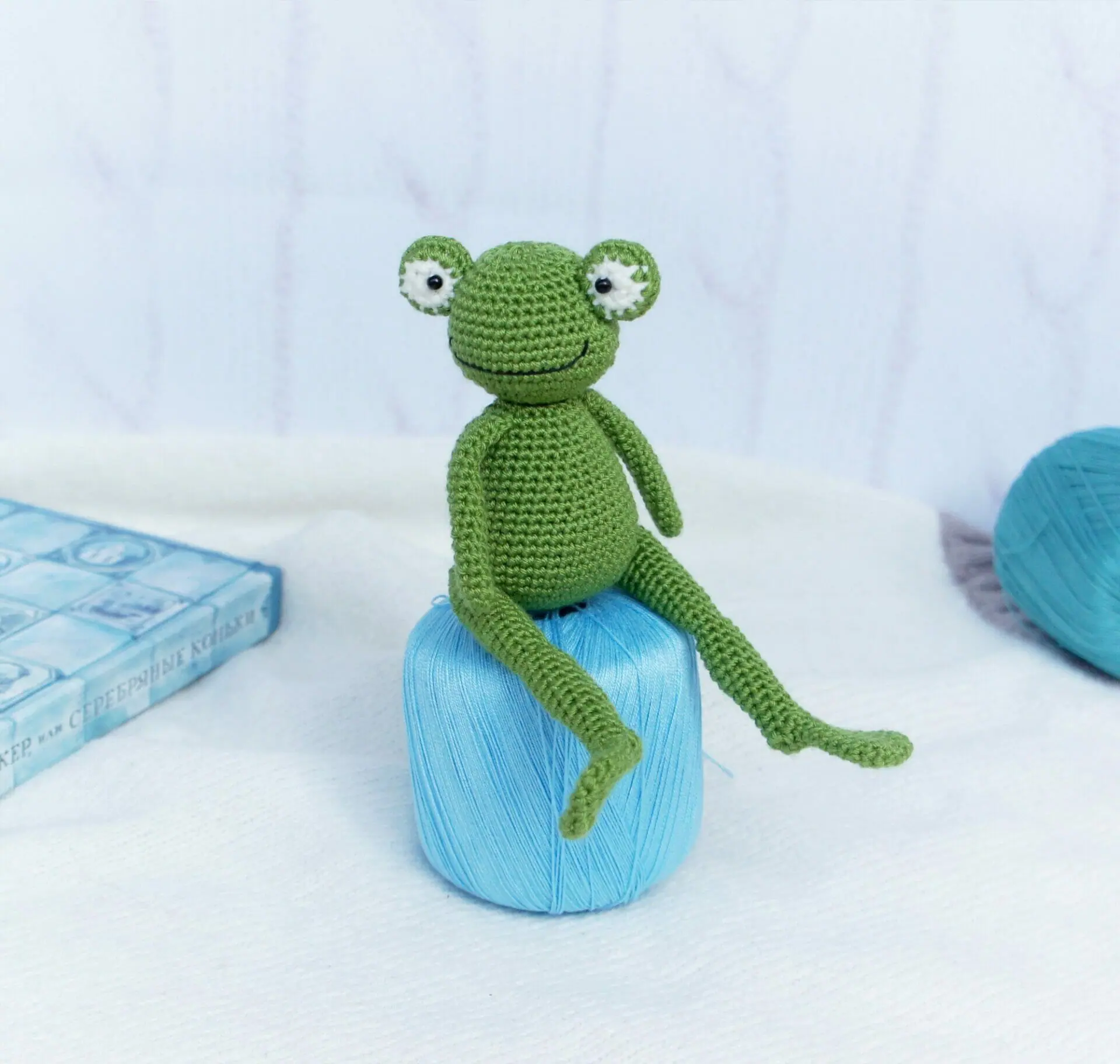 Frog Stuffed Animal Doll, Funny Frog toy, Green Frog doll
