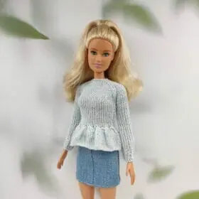 Barbie ruffle jumper