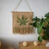Cannabis Crochet wall hanging pattern