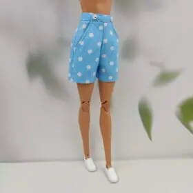 Blue shorts for barbie