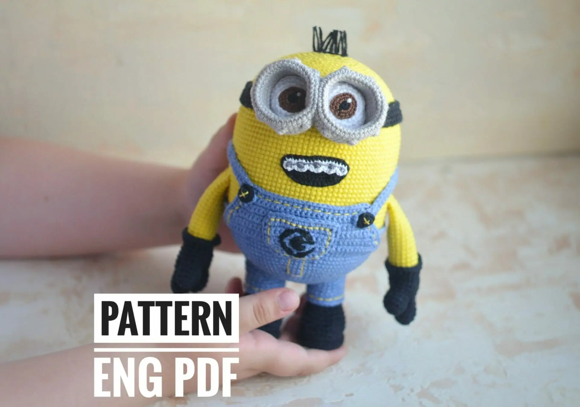 Crochet Pattern Minions PDF / Otto, image size:1920x1347