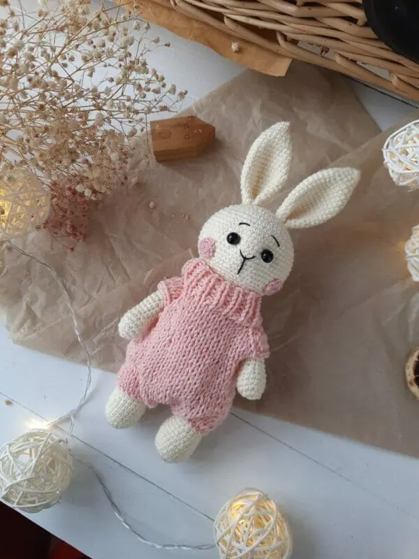 Stuffed bunny toy for gift