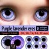 lavender eyes
