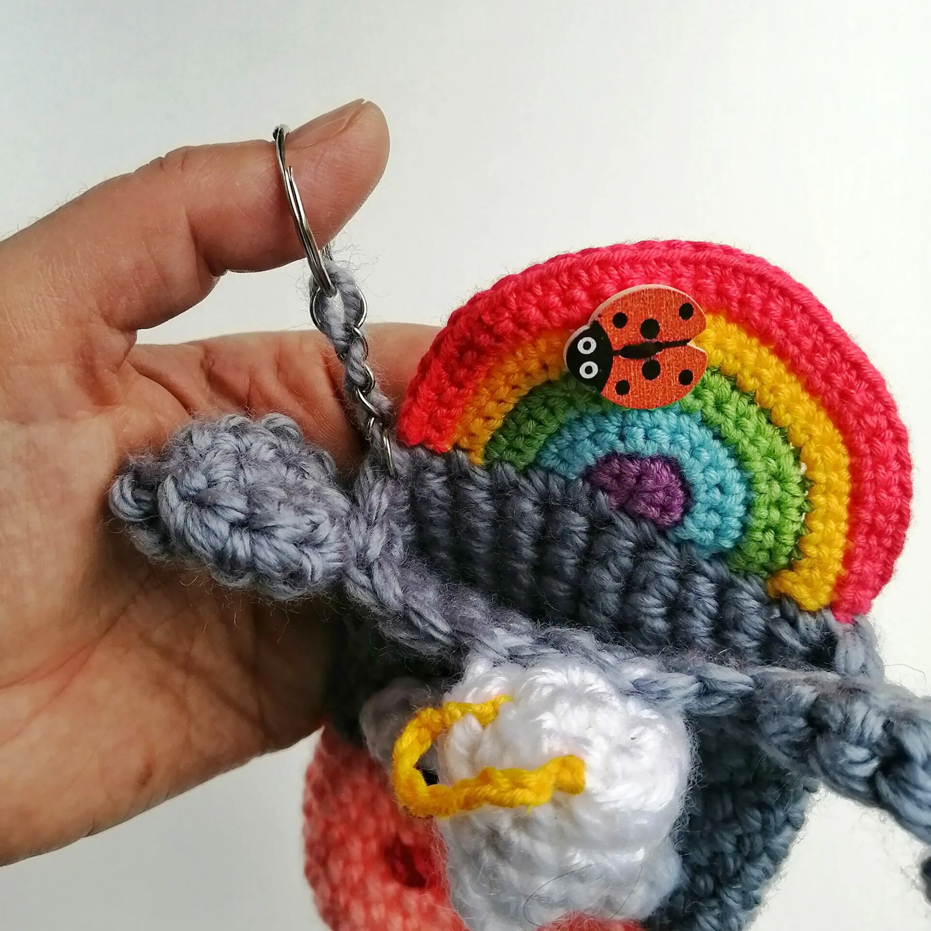 Crochet pattern unicorn eyeglass case for women