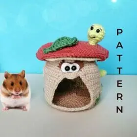 Crochet pattern mushroom house