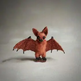 Foxy bat miniature toy