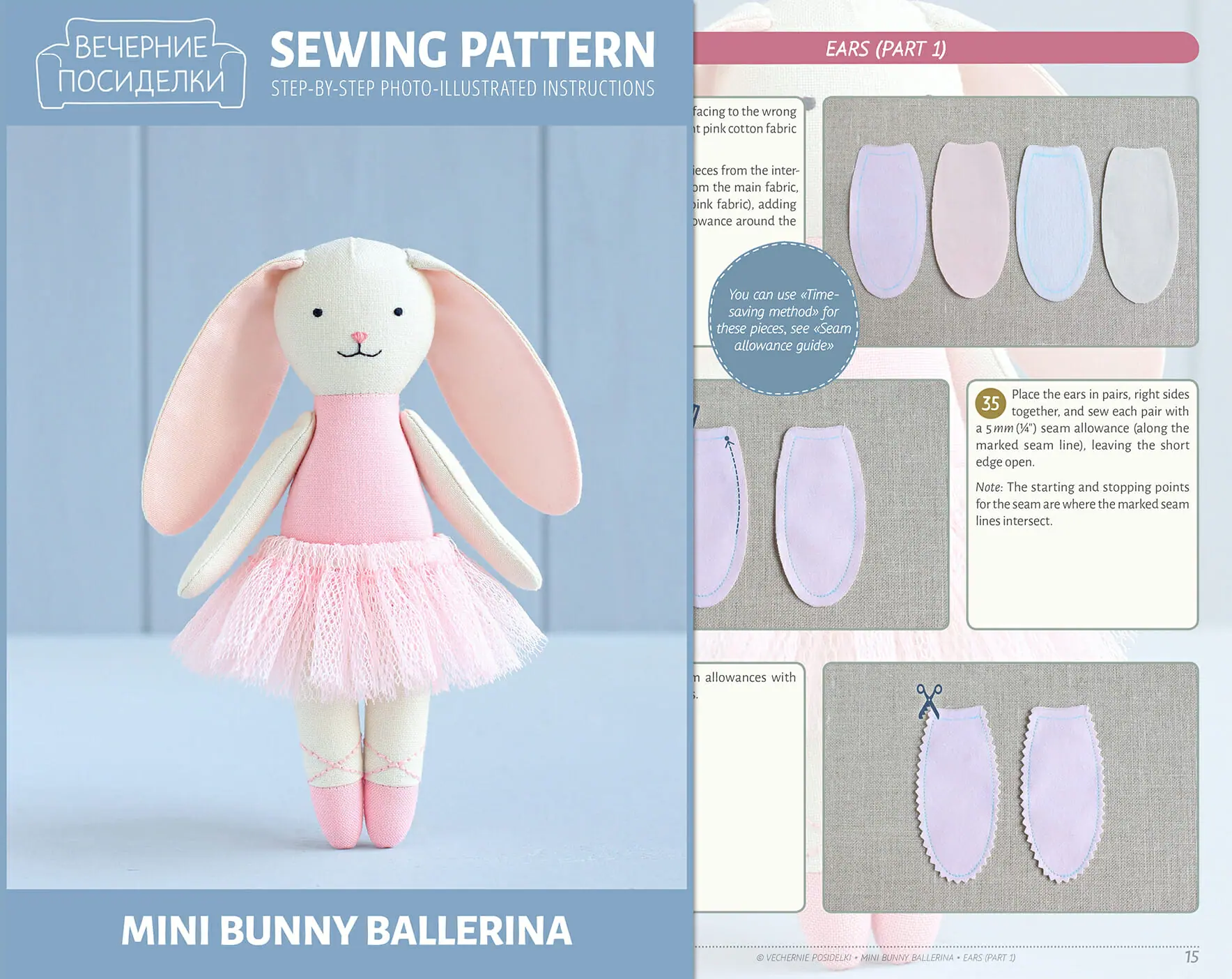 Mini Bunny Doll - Free Sewing Pattern · Sweetbriar Sisters