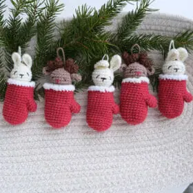 Christmas garland crochet pattern