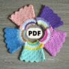 Crochet doll dress pattern