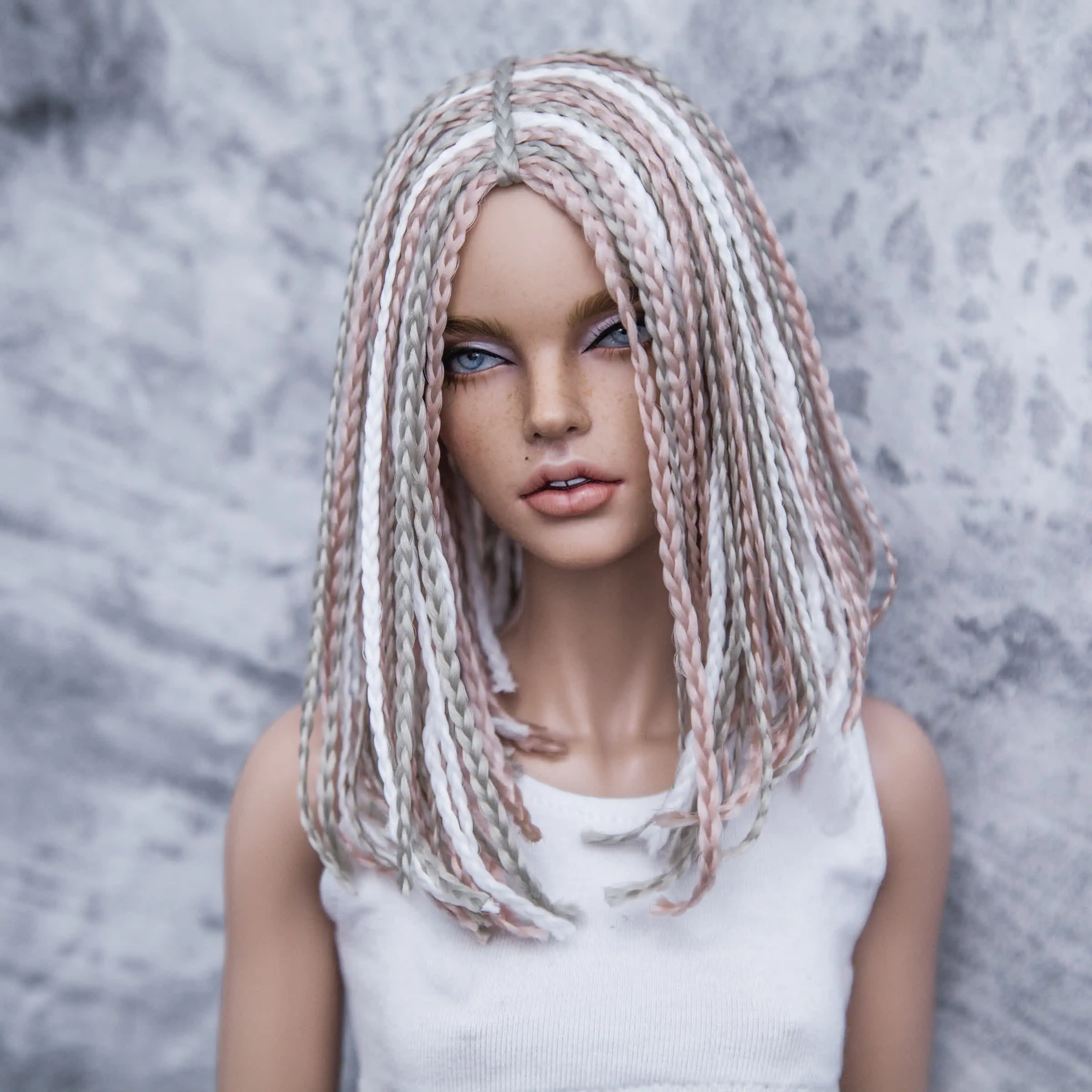 BJD Zi Zi wig short Cream Soda for head 8 9 20 5cm DailyDoll Shop