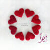Red soft hearts